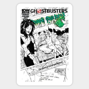 Ghostbusters Spook Central Comic Book Cover Sticker